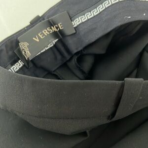 Versace Classic Black Dress Pants